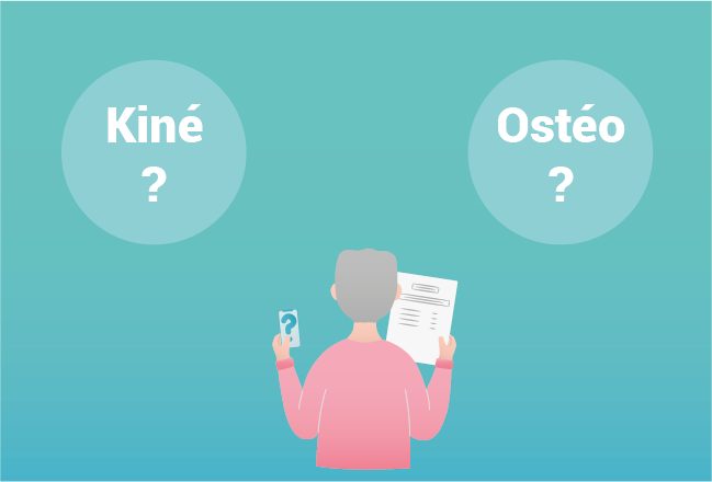 Kiné ou ostéo ? La différence entre kiné et ostéo n'est pas toujours évidente. On vous explique comment choisir le bon professionnel de santé. 