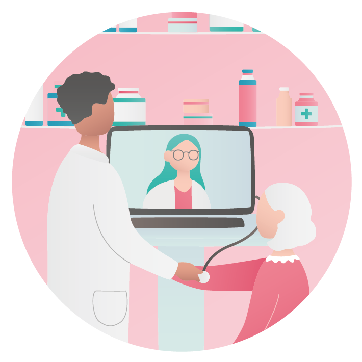 Téléconsultation infirmière ou avec pharmacien, c'est la consultation vidéo assistée